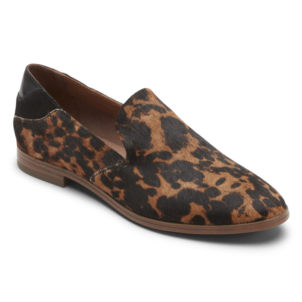 Mocassins Rockport Mulher Leopardo - Perpetua - 02315JBWD